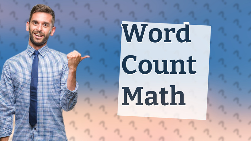 Word Count Math