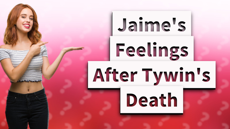 Jaime's Feelings After Tywin's Death