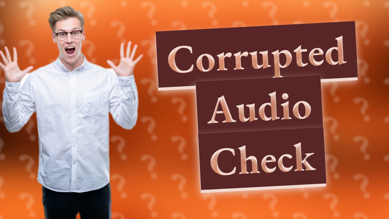 Corrupted Audio Check