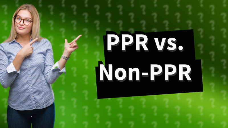 PPR vs. Non-PPR