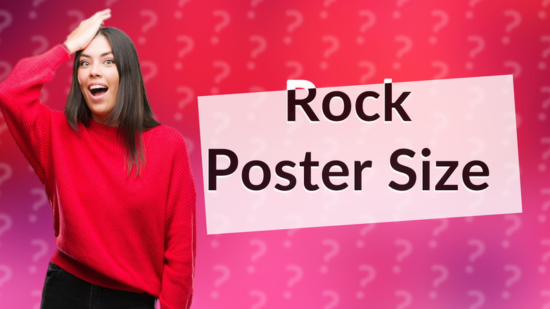 Rock Poster Size
