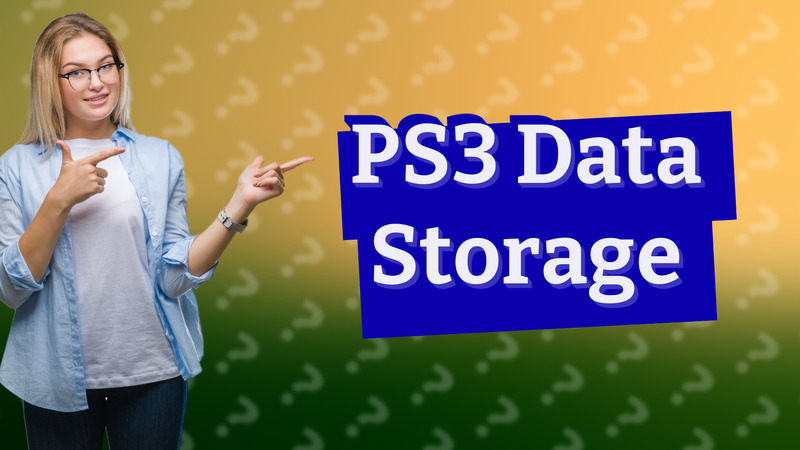 PS3 Data Storage
