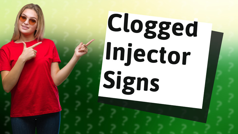 Clogged Injector Signs