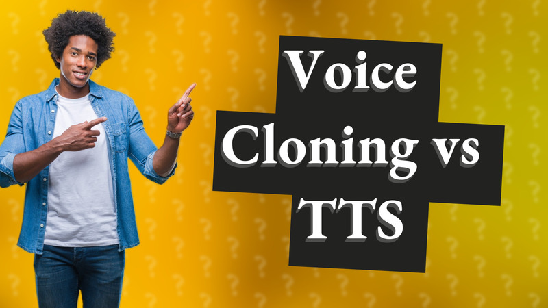 Voice Cloning vs TTS