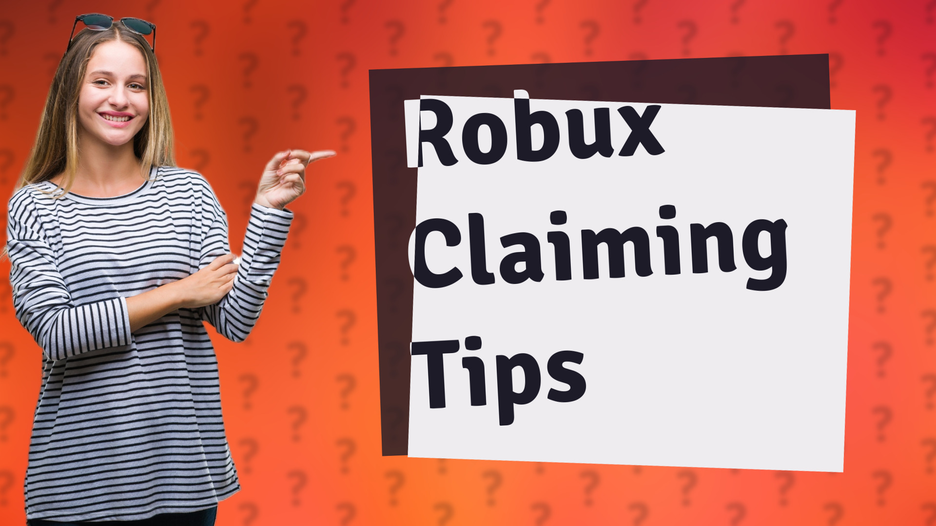 Robux Claiming Tips