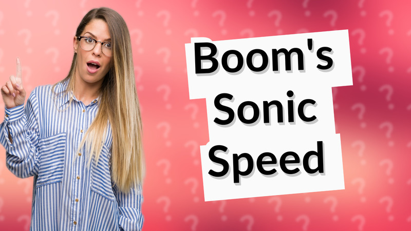 Boom's Sonic Speed