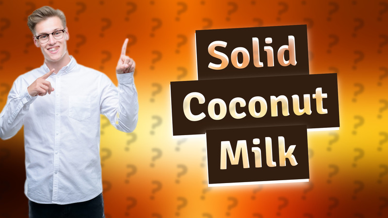 Solid Coconut Milk