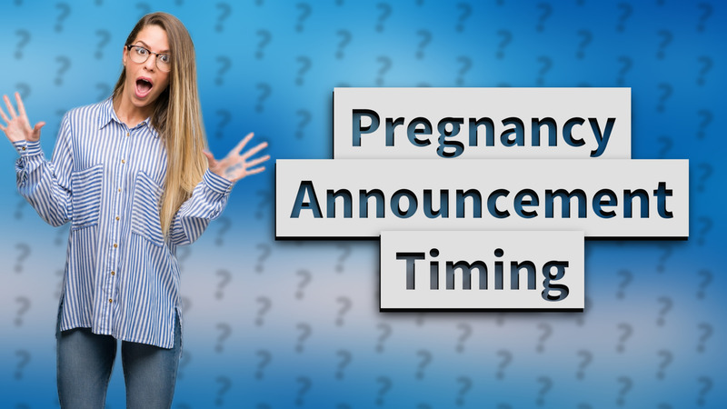 Pregnancy Announcement Timing
