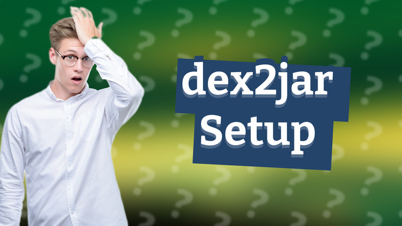 dex2jar Setup