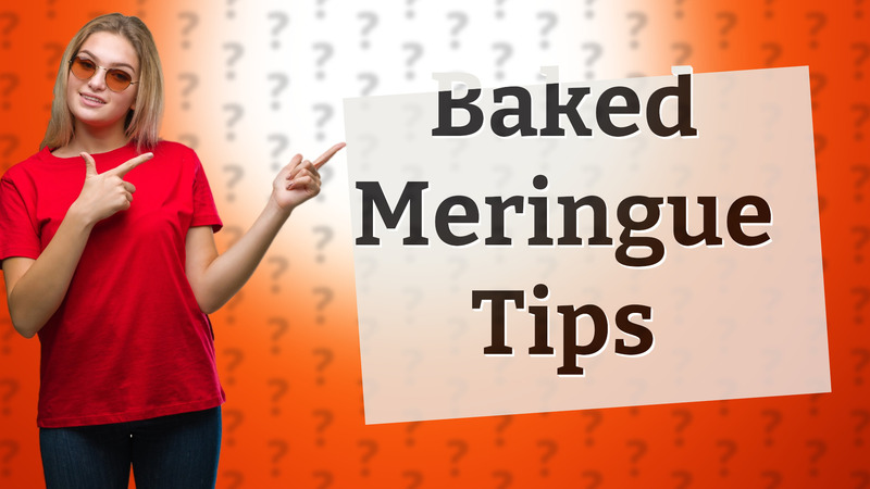 Baked Meringue Tips