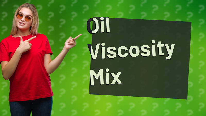Oil Viscosity Mix