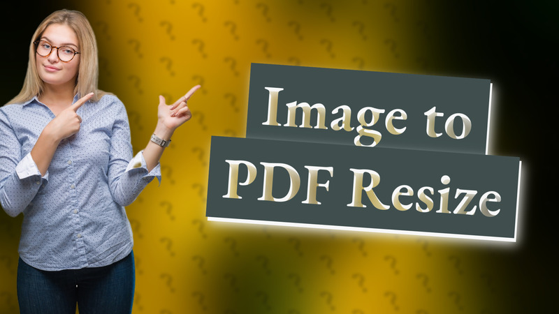 Image to PDF Resize