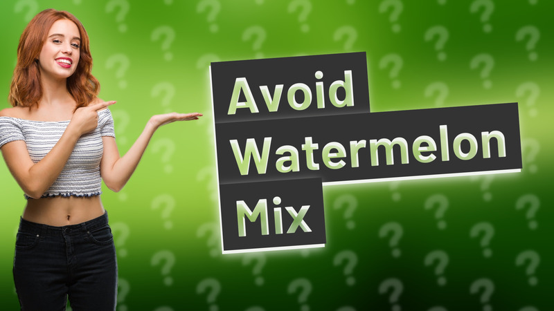 Avoid Watermelon Mix