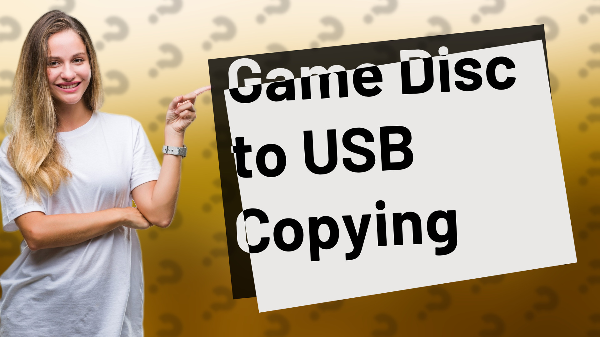 Game Disc to USB Copying