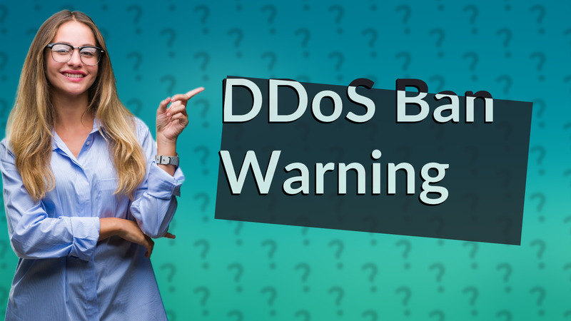 DDoS Ban Warning