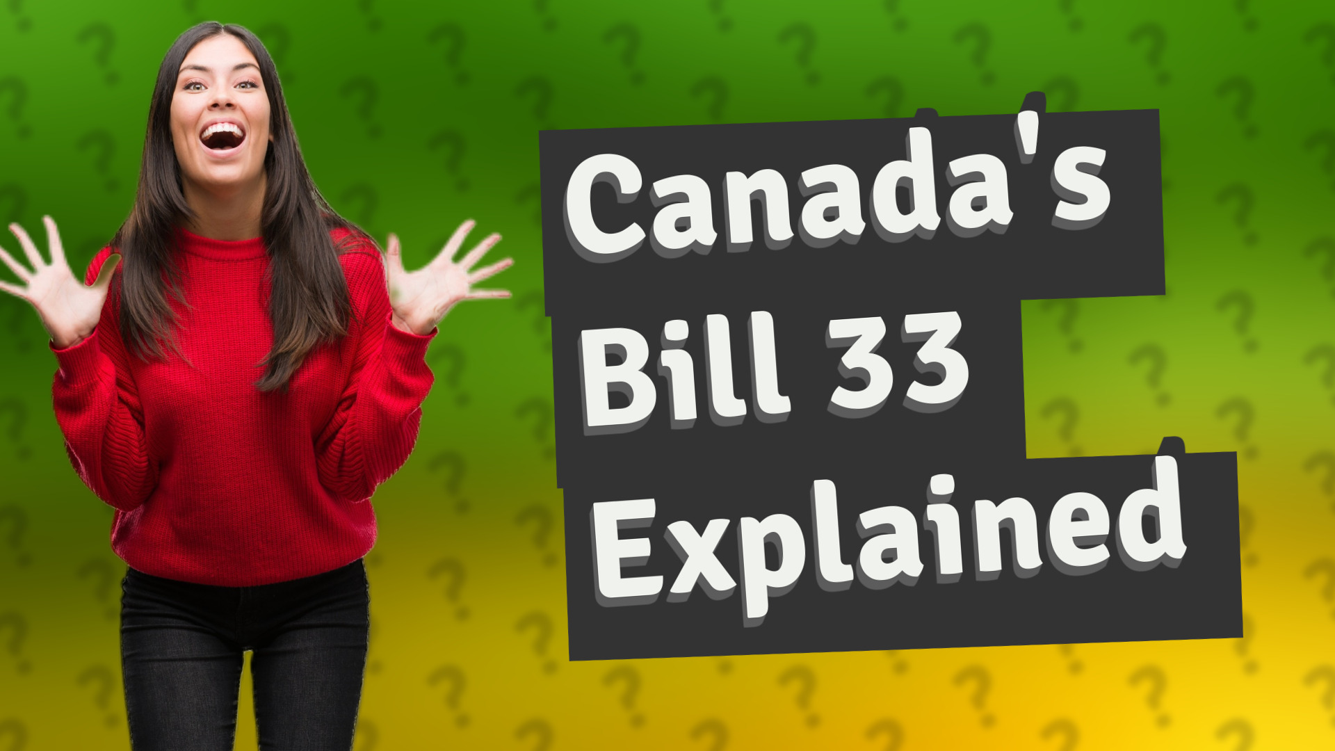 Canada's Bill 33 Explained