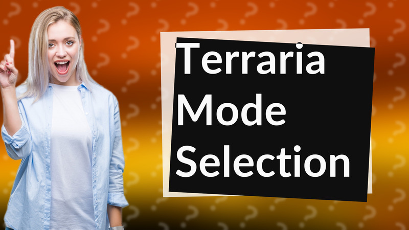 Terraria Mode Selection