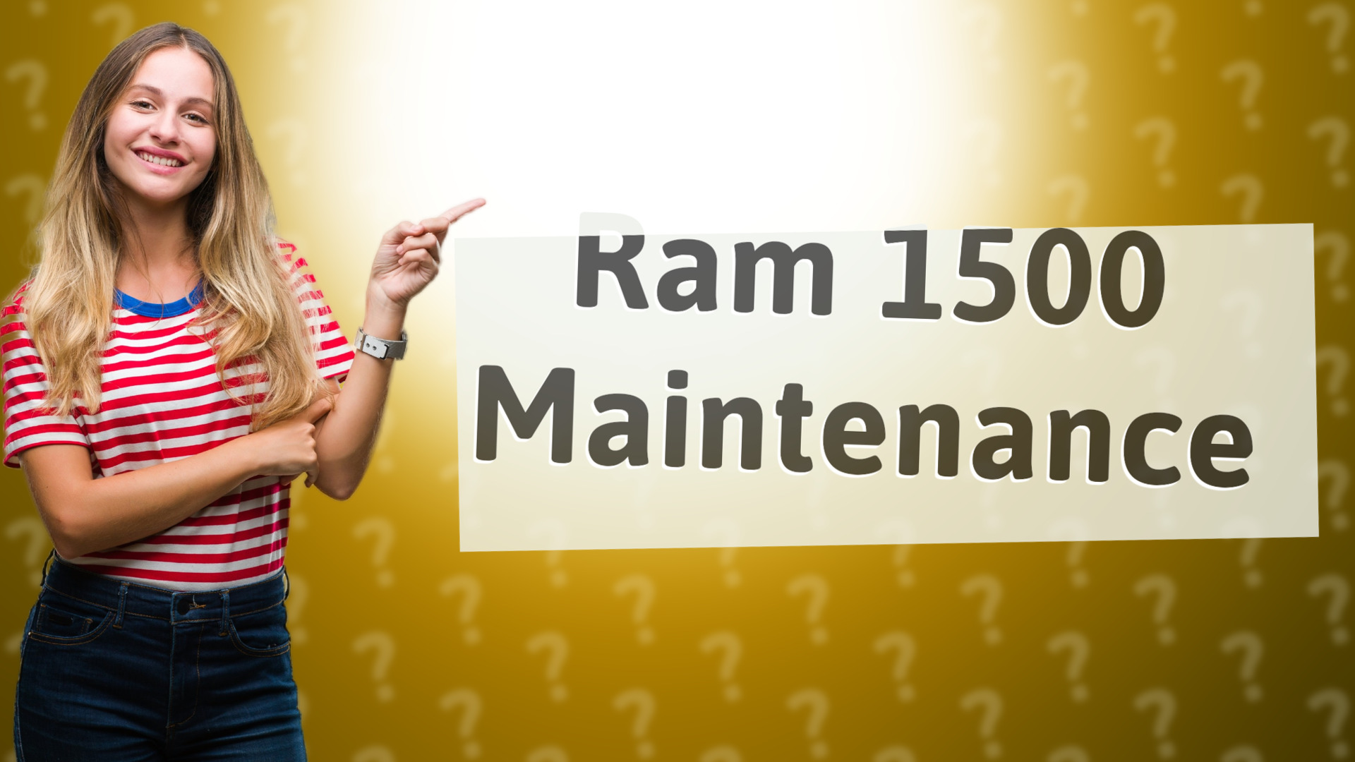 Ram 1500 Maintenance