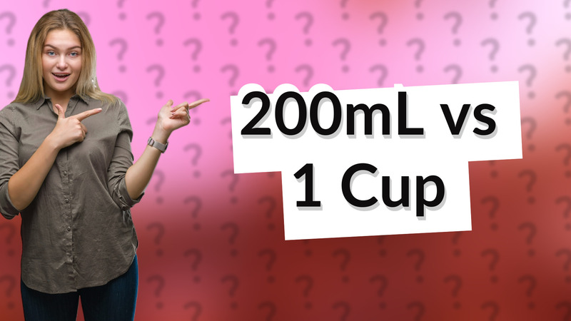 200mL vs 1 Cup