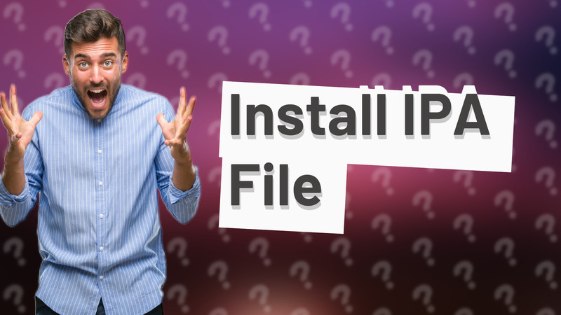 Install IPA File