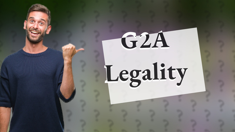 G2A Legality