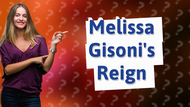 Melissa Gisoni's Reign