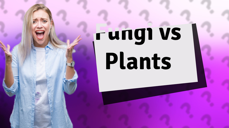 Fungi vs Plants