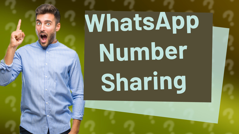 WhatsApp Number Sharing