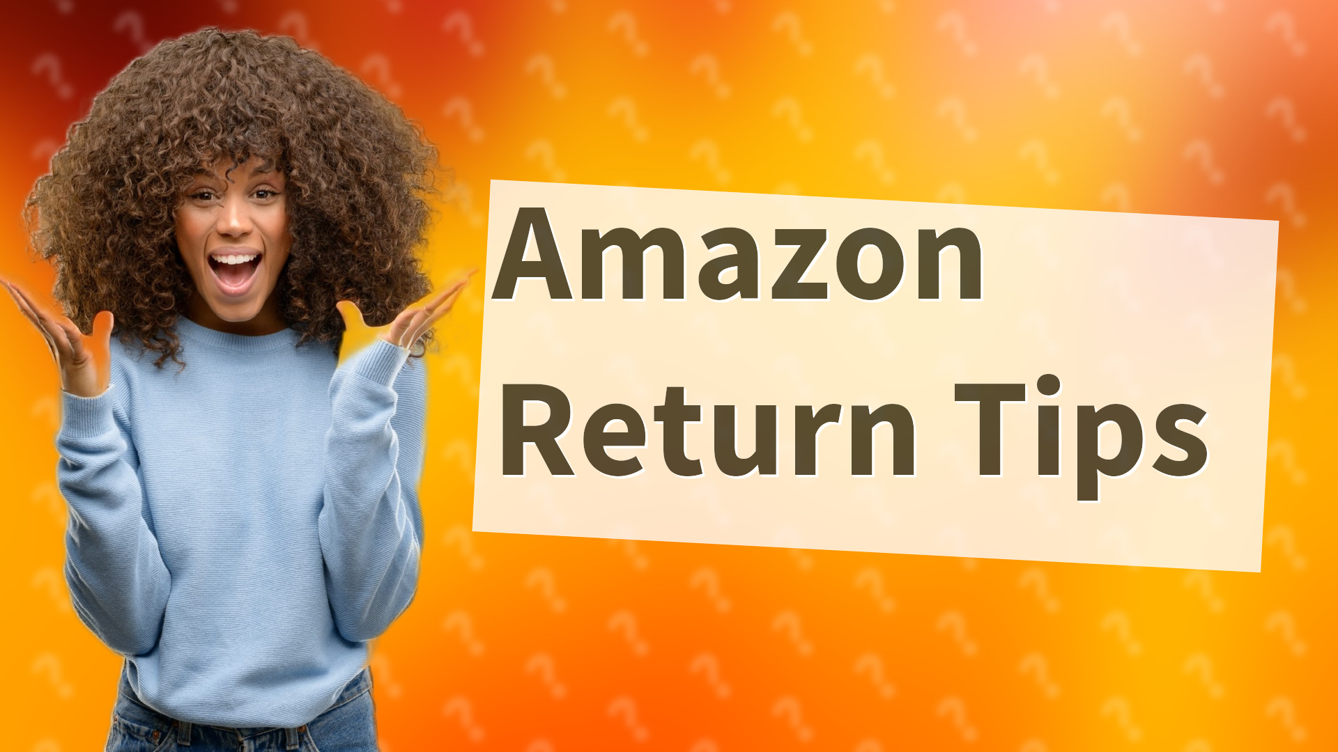 Amazon Return Tips
