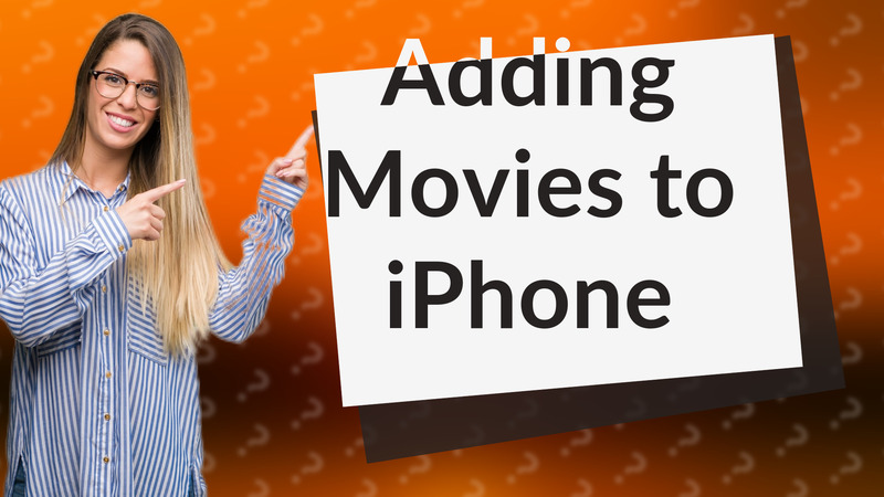 Adding Movies to iPhone