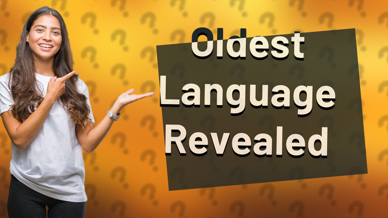 Oldest Language Revealed