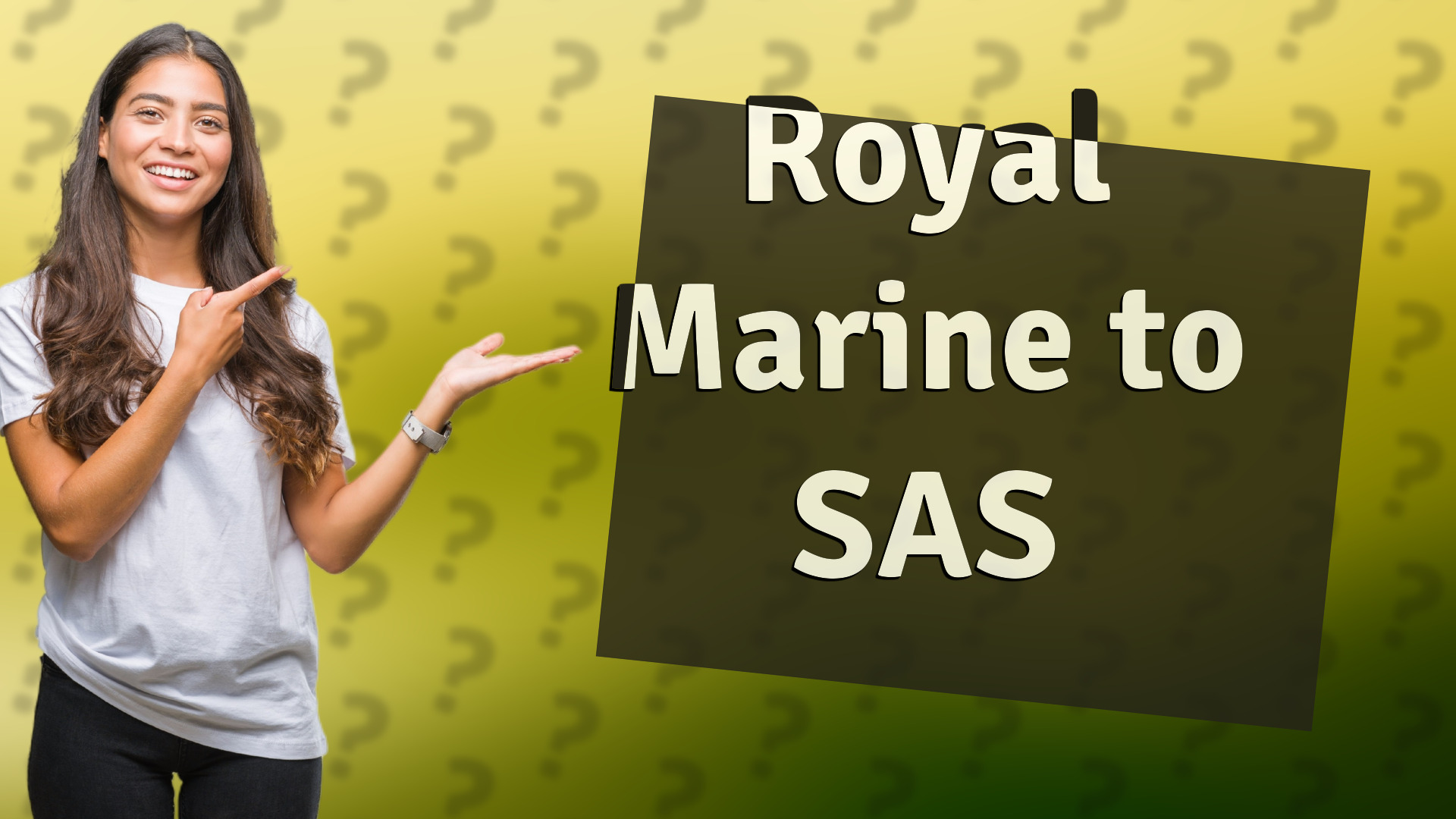 Royal Marine to SAS