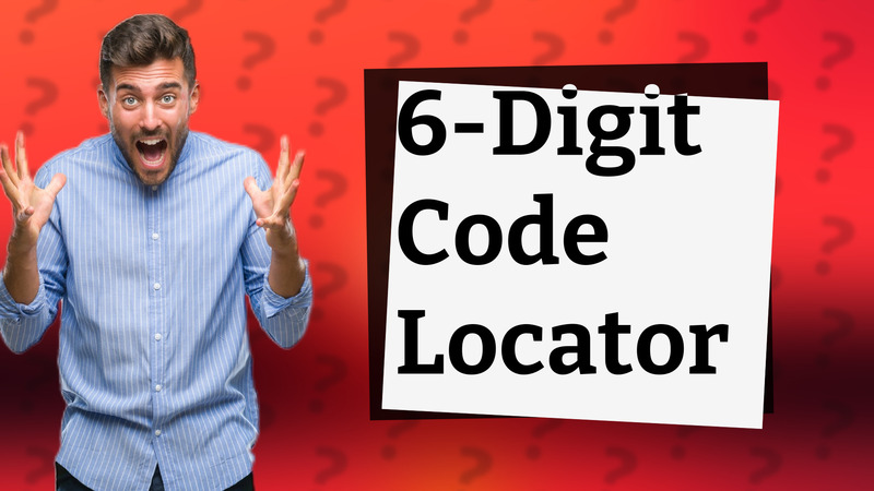 6-Digit Code Locator