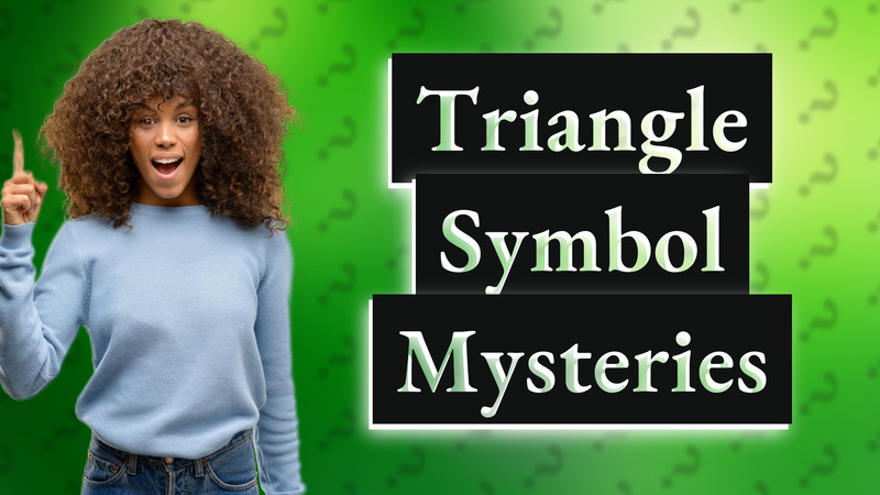 Triangle Symbol Mysteries