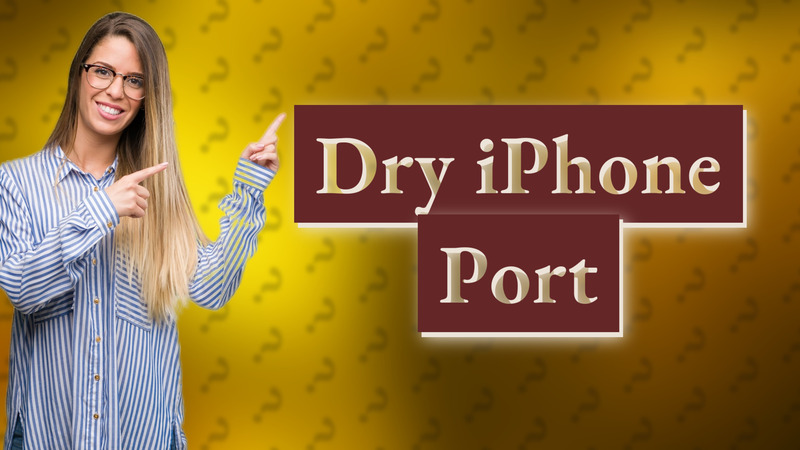 Dry iPhone Port