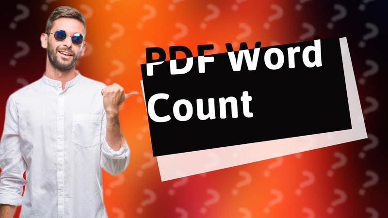PDF Word Count