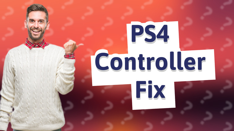 PS4 Controller Fix