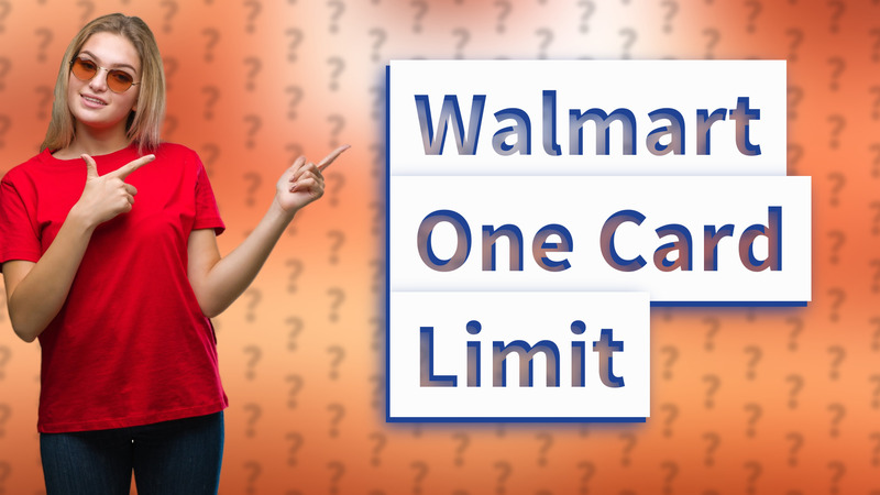 Walmart One Card Limit
