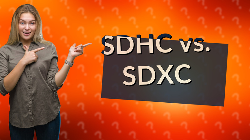 SDHC vs. SDXC