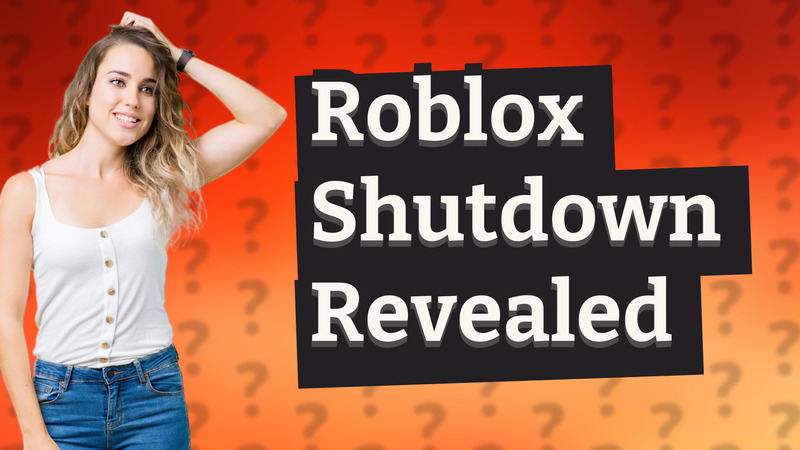 Roblox Shutdown Revealed