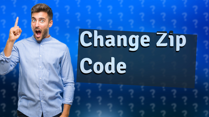 Change Zip Code
