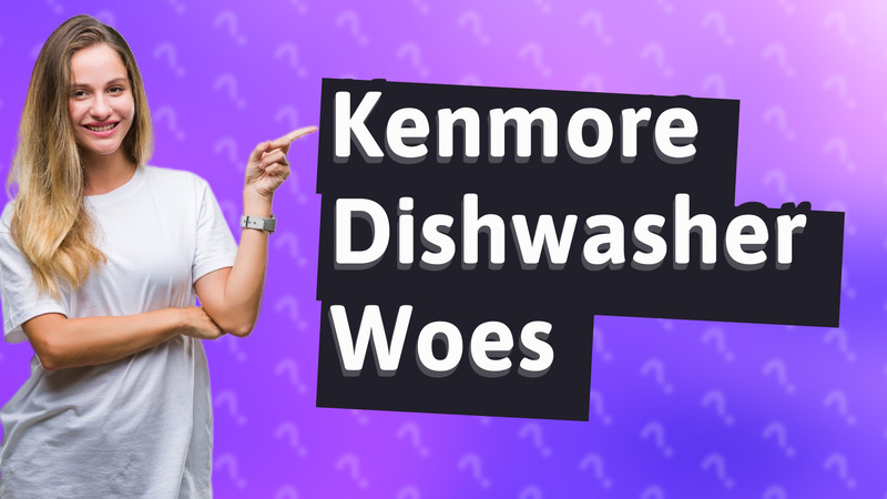 Kenmore Dishwasher Woes