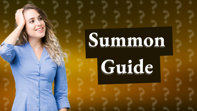 Summon Guide