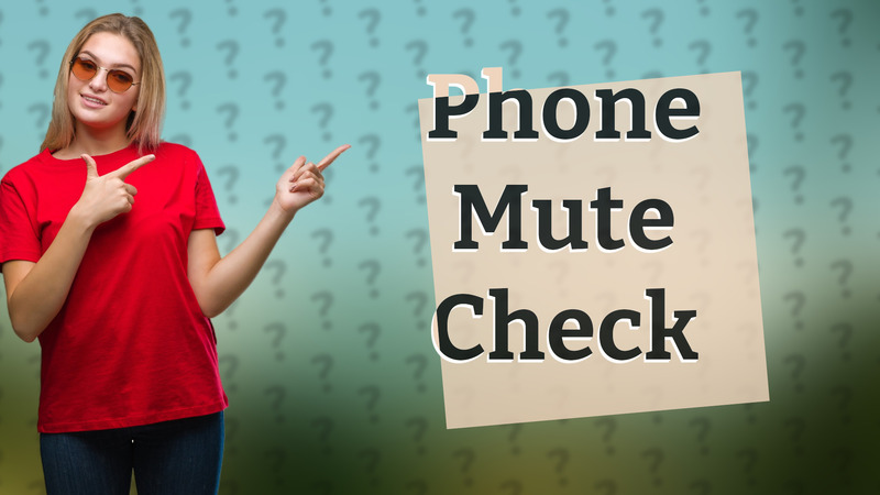 Phone Mute Check