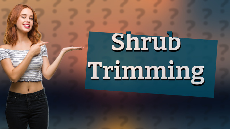 Shrub Trimming