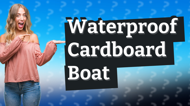 Waterproof Cardboard Boat