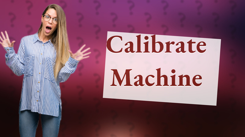 Calibrate Machine