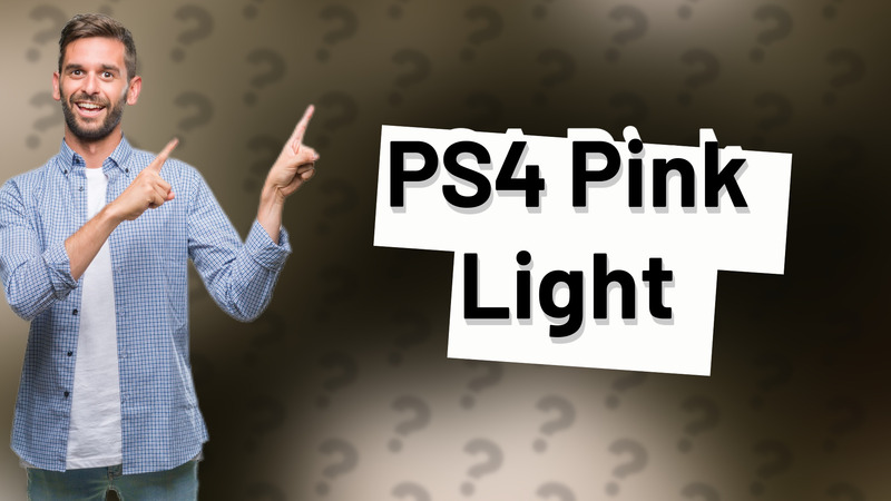 PS4 Pink Light