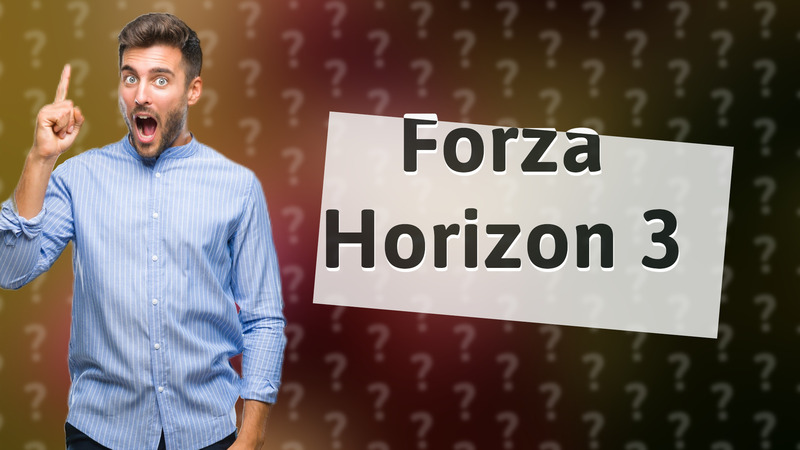 Forza Horizon 3
