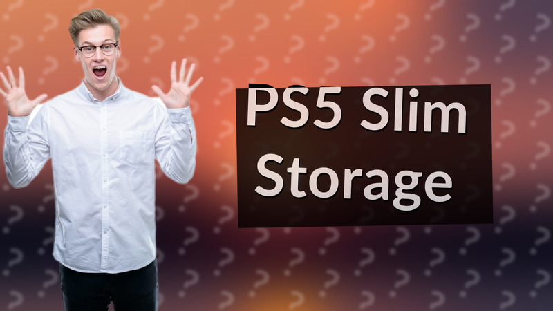 PS5 Slim Storage
